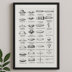 UFO Identification chart 1967 by Knut Aasheim