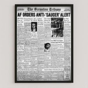AF Orders Anti-Saucer Alert, The Scranton Tribune